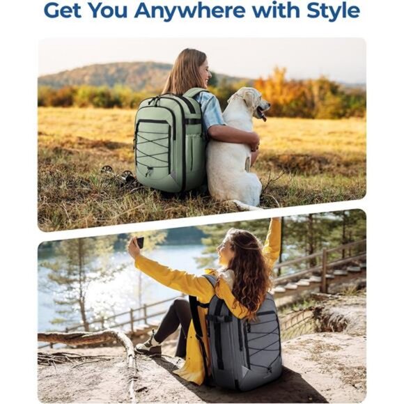 BAGSMART Carry On Travel Backpack, 17.3 Inch Large Travel backpack Carry On main image 7